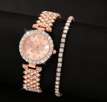 Luxury Butterfly Watch &amp; Bracelet Set