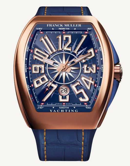 Franck Muller Vanguard Yachting Automatic Rose Gold Watch